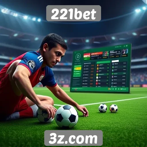 Simulador de apostas disponível no 221bet